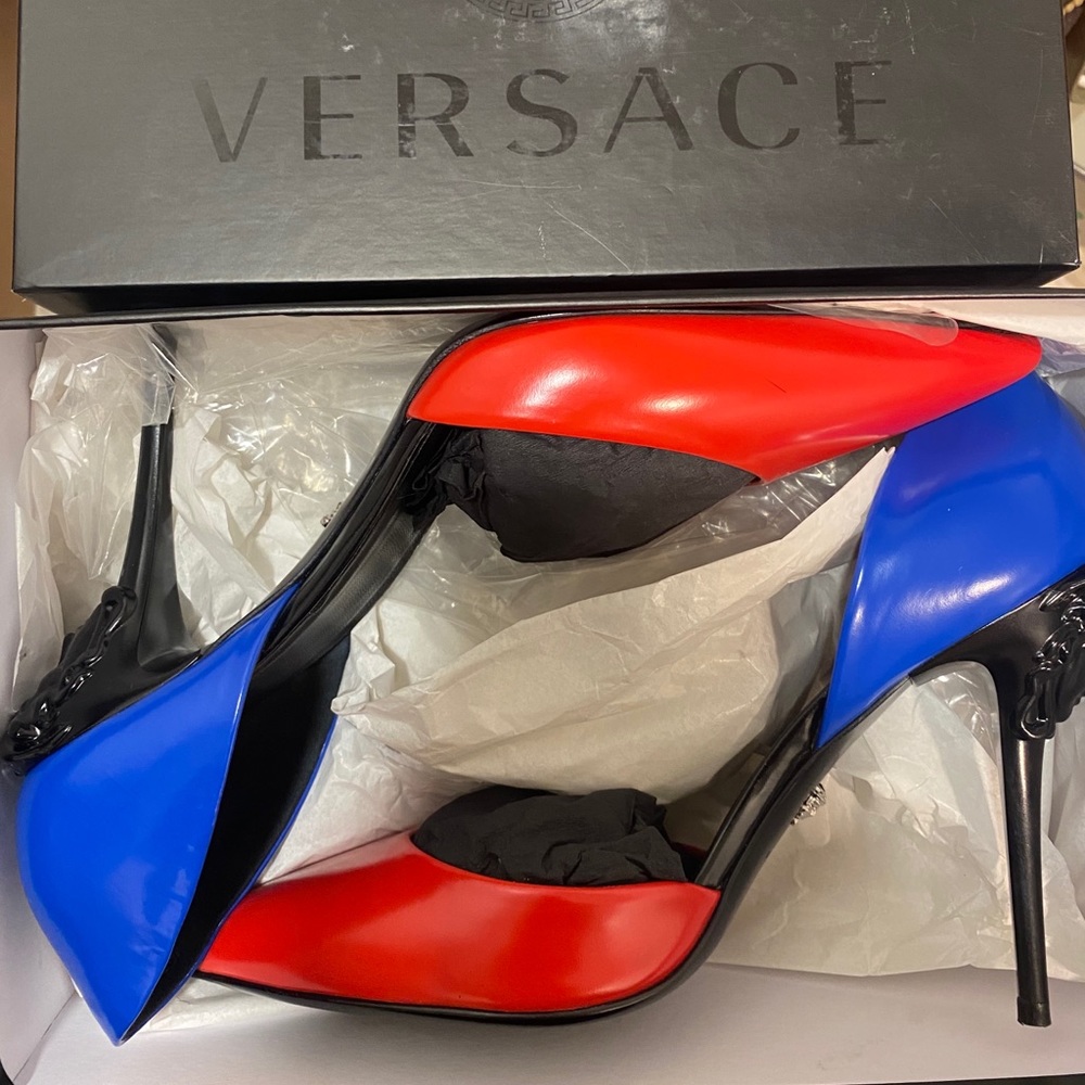 Versace Medusa heels